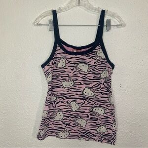 Sanrio Hello Kitty Pink and Black Top